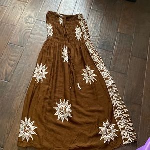 Brown sundress